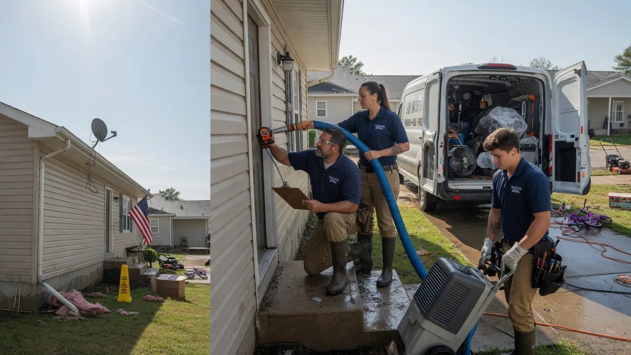 Ceiling Water Damage Restoration in Springboro, PA near me